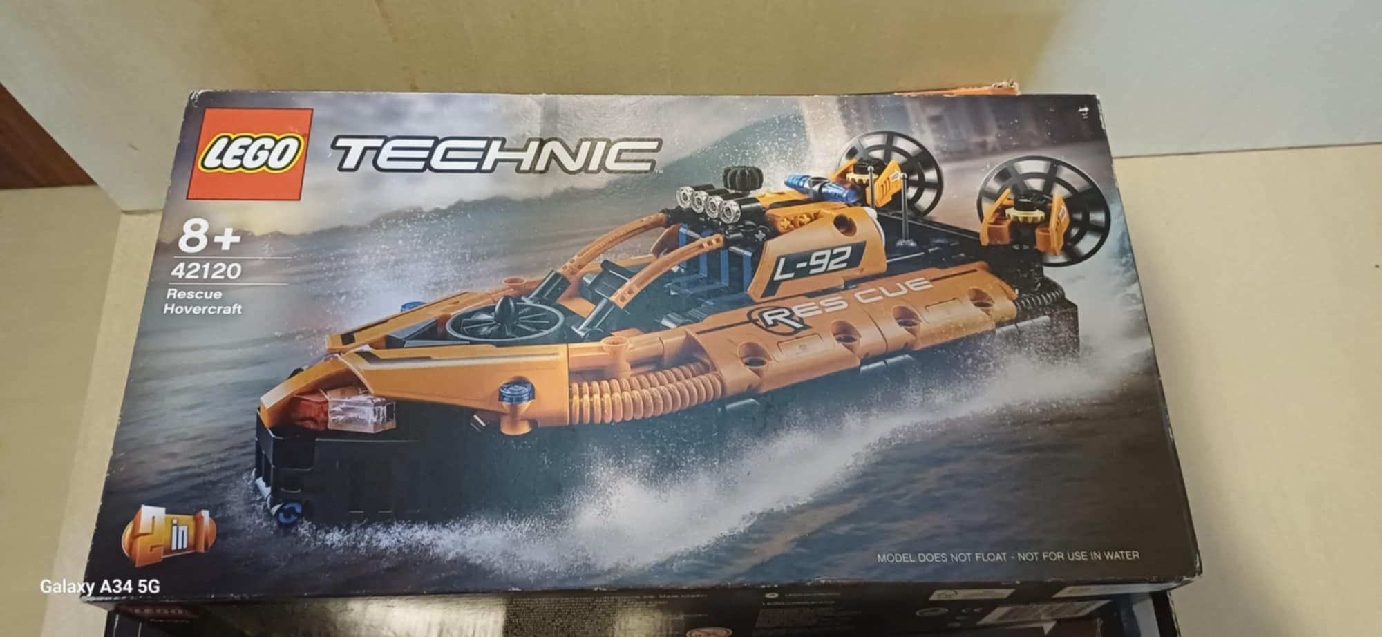 Lego technic poduszkowiec-samolot