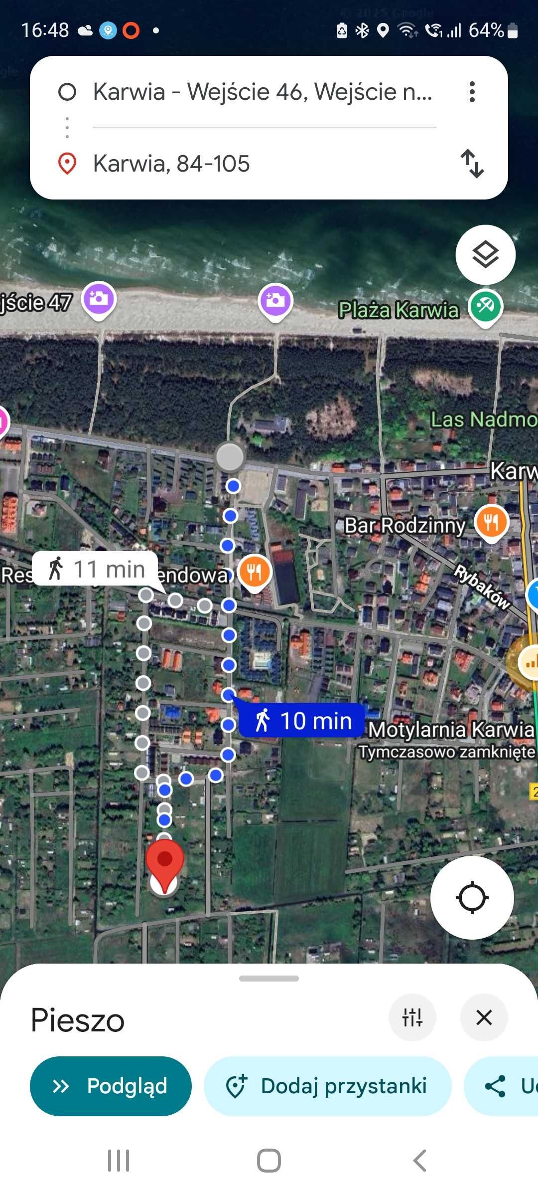 Działka nad morzem Karwia