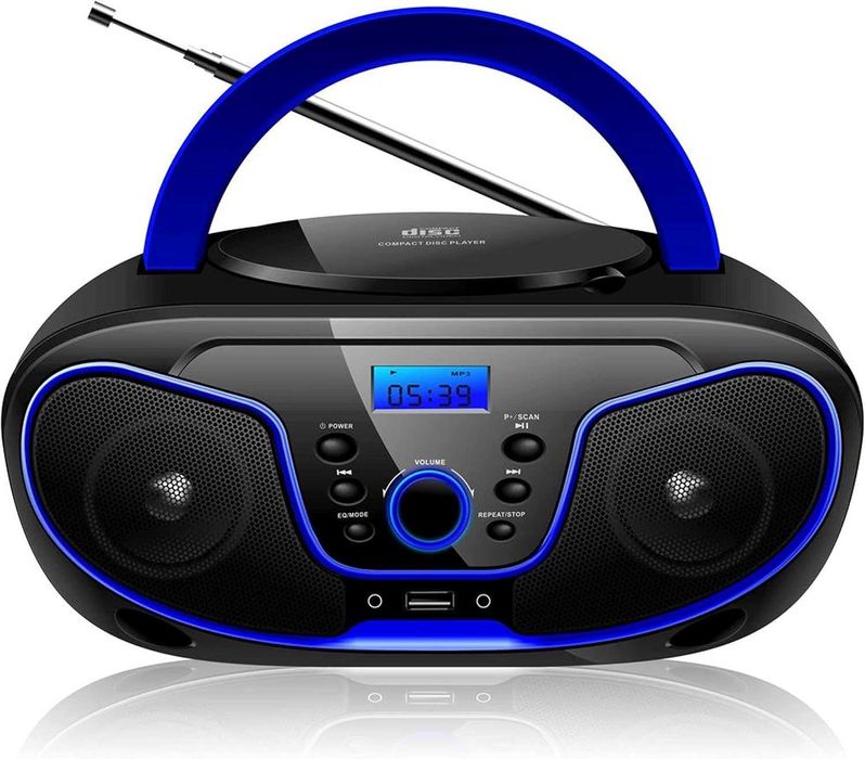 LONPOO LP-D02 odtwarzacz CD - Boombox - CD/CD-R - USB - Radio FM
