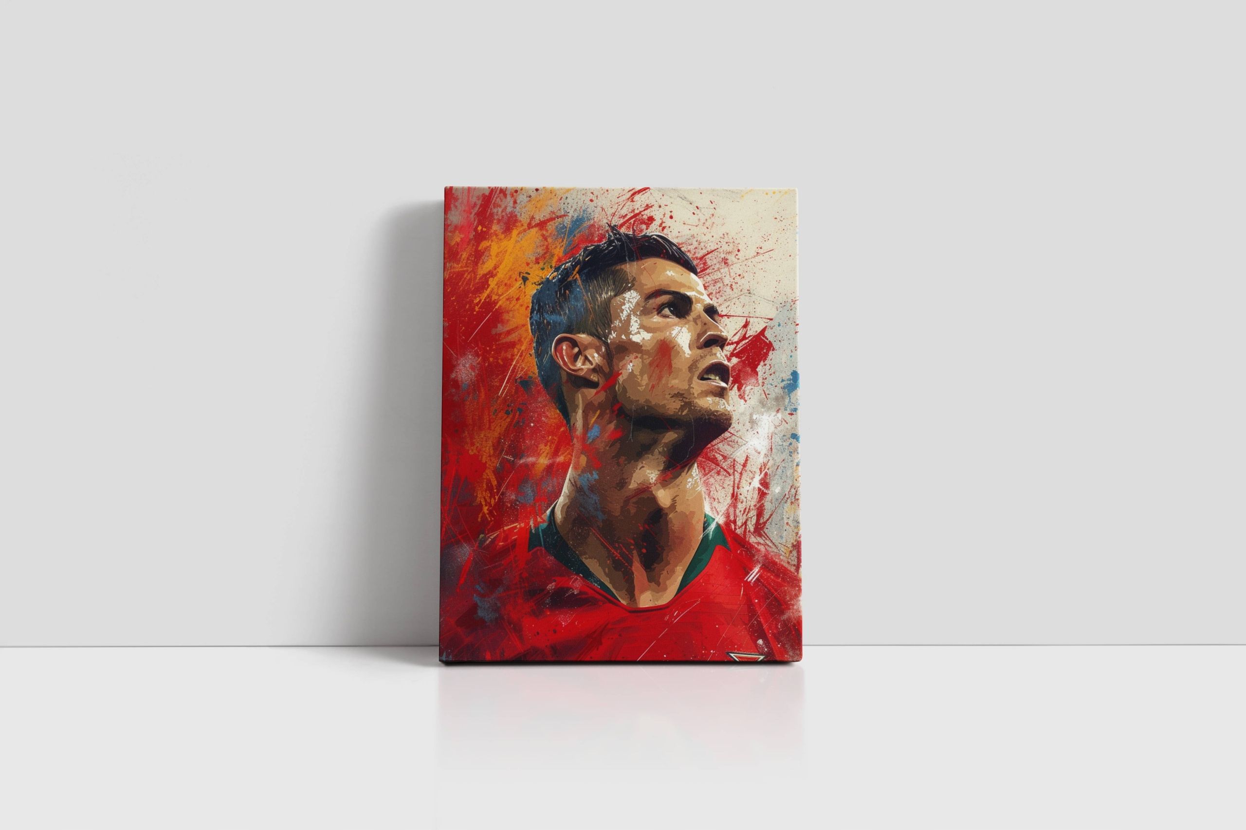 Obraz na płótnie Cristiano Ronaldo CR7 w nowoczesnym stylu 90x120 cm