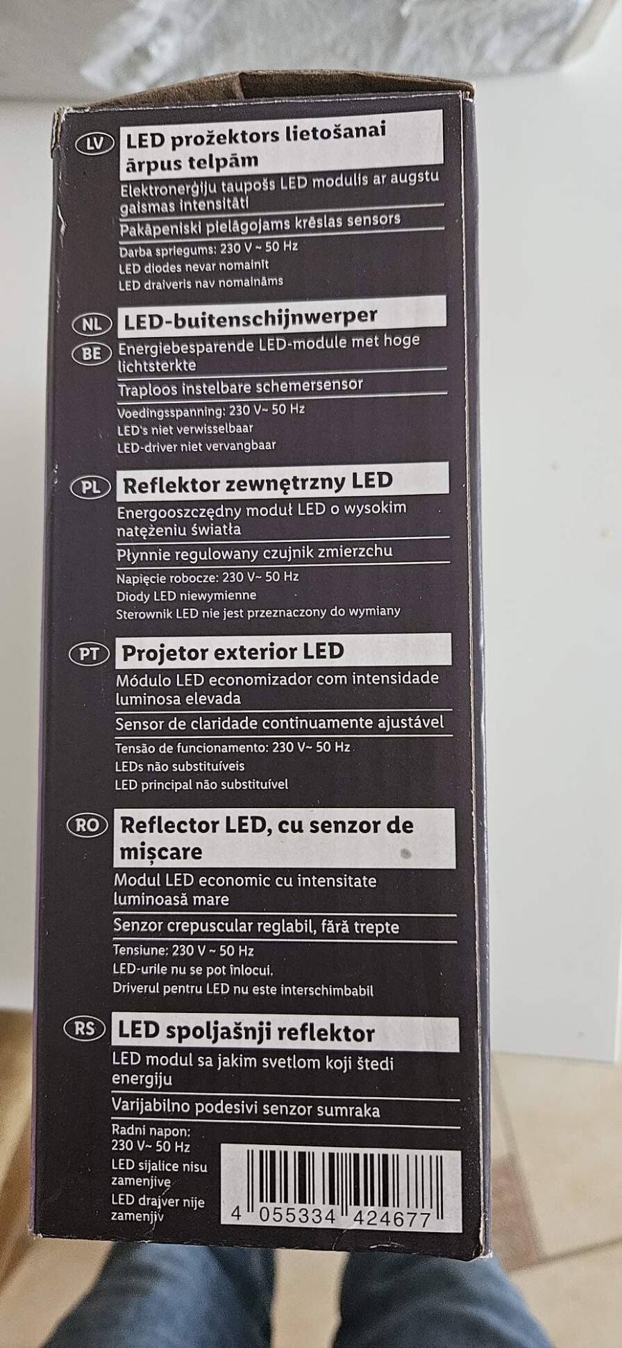 Lampa zewnętrzna 24W