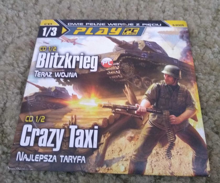 Blitzkrieg teraz wojna / Crazy Taxi najlepsza taryfa / Pc /PL/DB-/