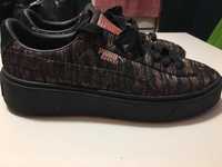 PUMA SNEAKERS - Basket Platform - raz noszone - stan idealny