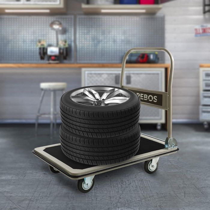 Wózek magazynowy platforma transportowa do 300 kg składana