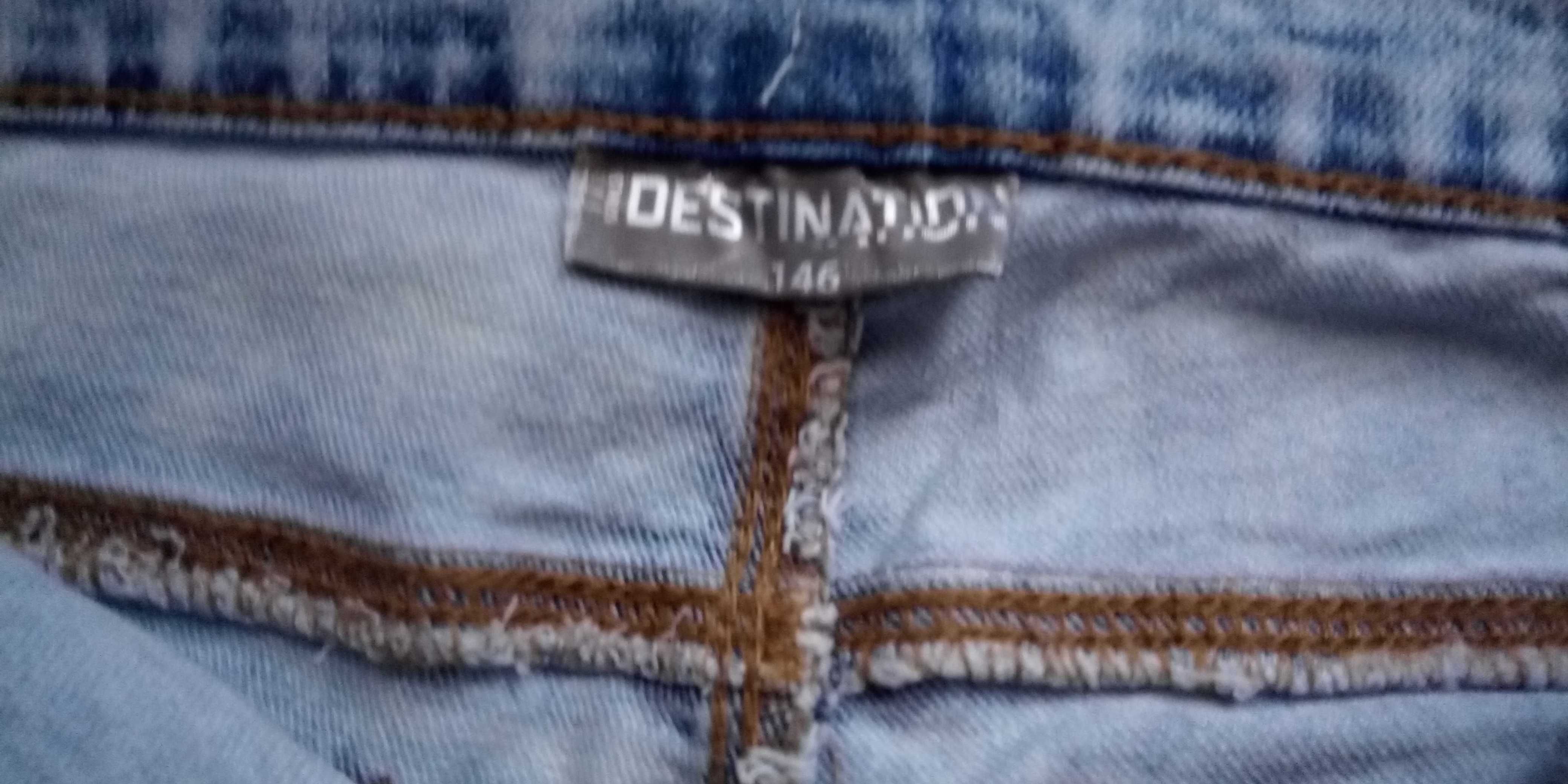 Spodnie dziewczęce jeans 146