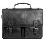 Кожаная Сумка Портфель Tony Perotti Italico 9338 nero Бычья Кожа