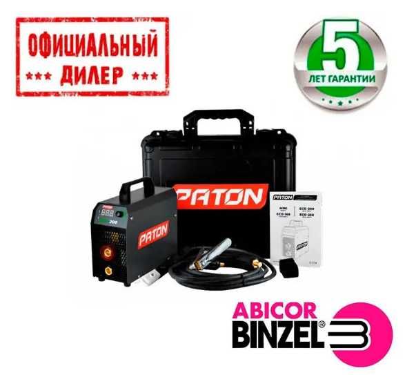 Сварочный инвертор Патон ВДИ-200EК DC MMA + кейс Abicor Binzel