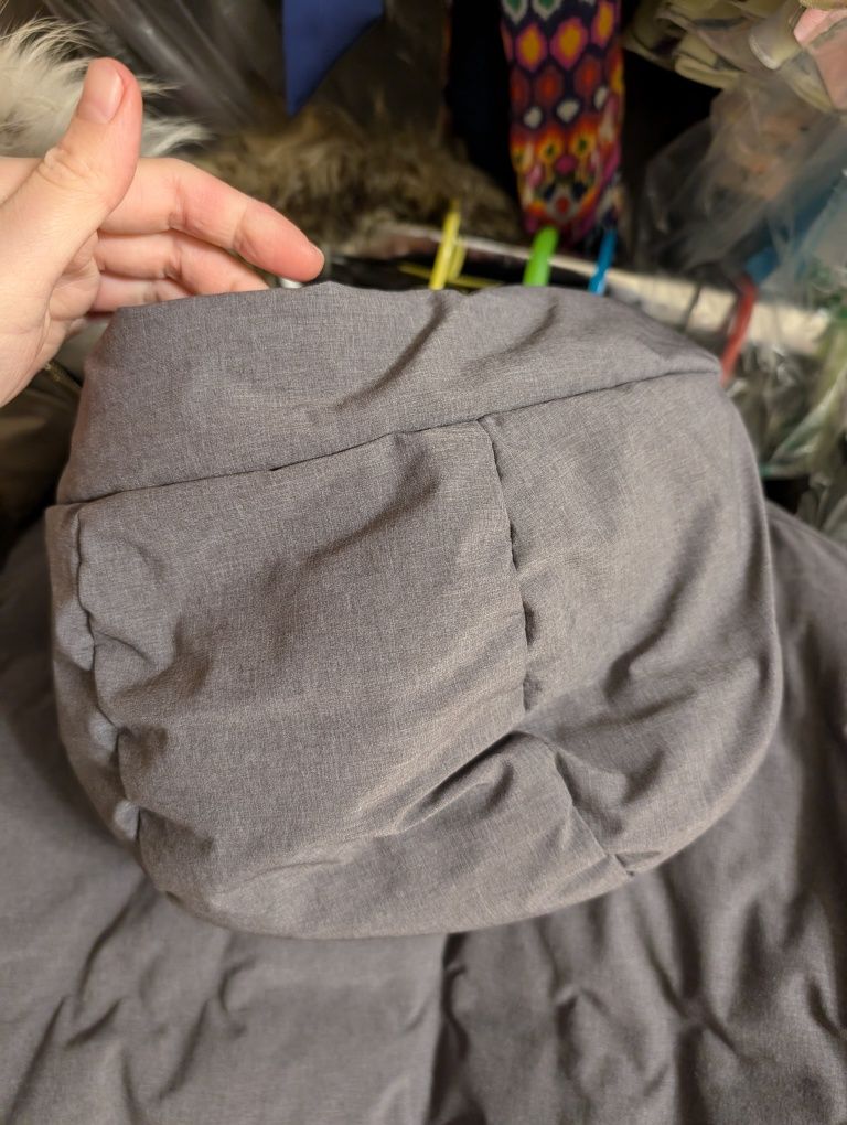 Uniqlo seamless down short coat куртка пальто пуховик С