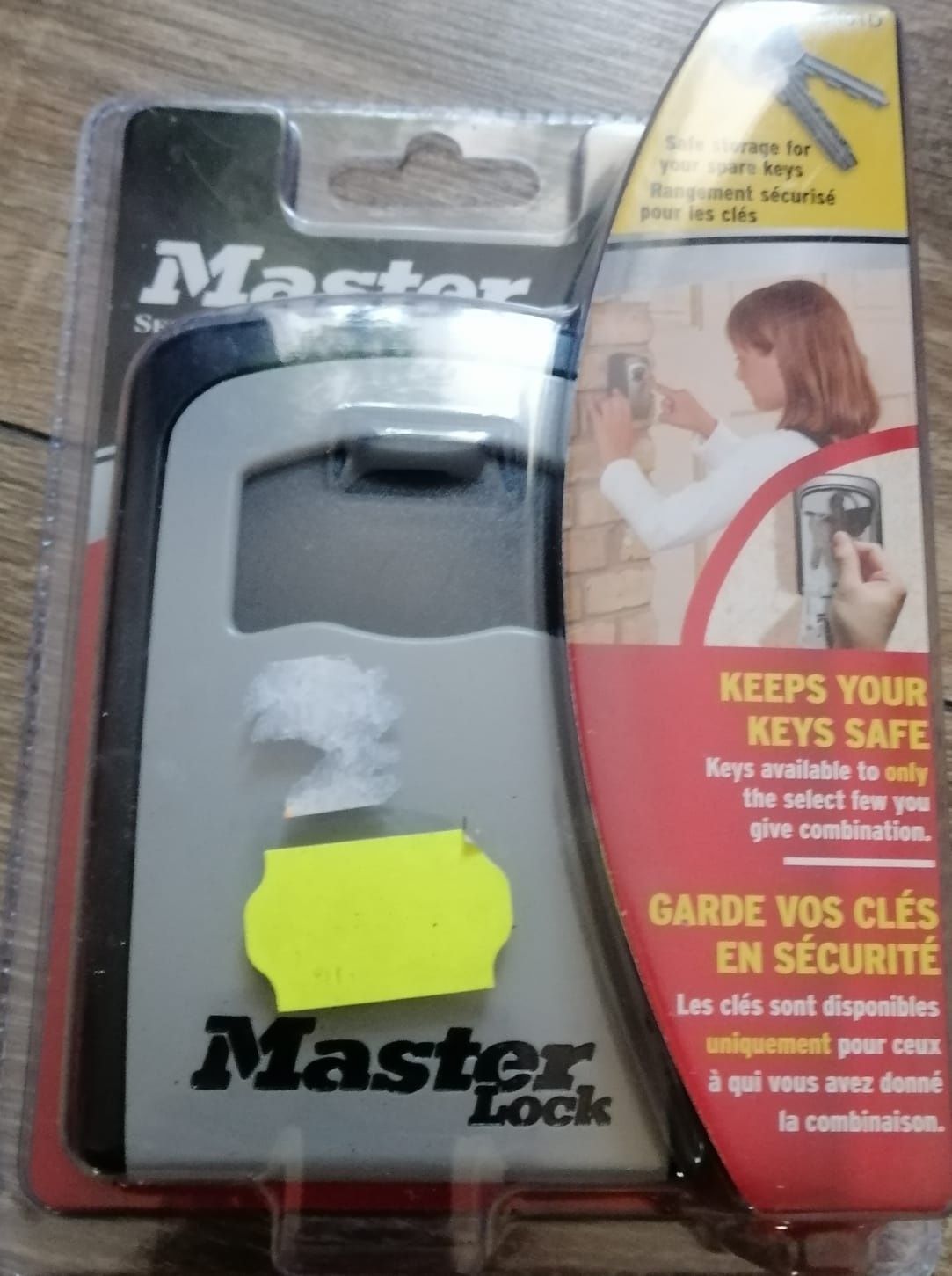 Schowek ścienny/Kasetka na klucze z kodem Masterlock Nowy