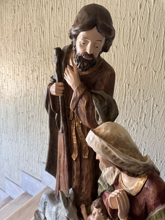 Figura sagrada em madeira