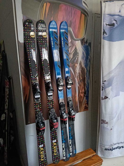 Narty juniorskie Roxy 150 cm dla dziewcząt/ Sklep-Serwis