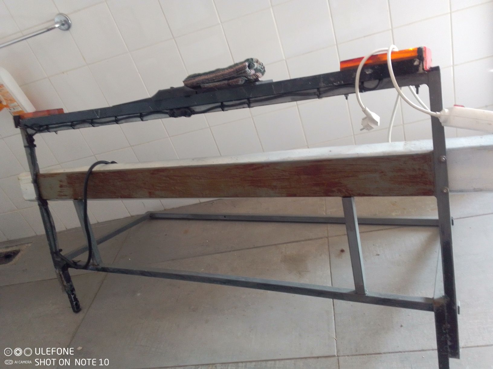 Suporte para bicicleta ou mota de autocaravana .