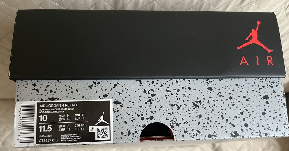 Oryginalne Jordan 4 Red Thunder okazja