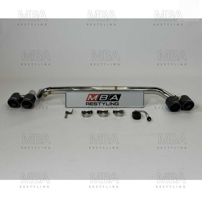 Выхлоп насадки глушителя Akrapovic на BMW F30 M3 Look/ M-tech