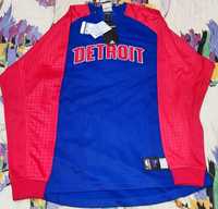 Баскетбольная футболка, jersey Adidas NBA Detroit Pistons, длинный рук