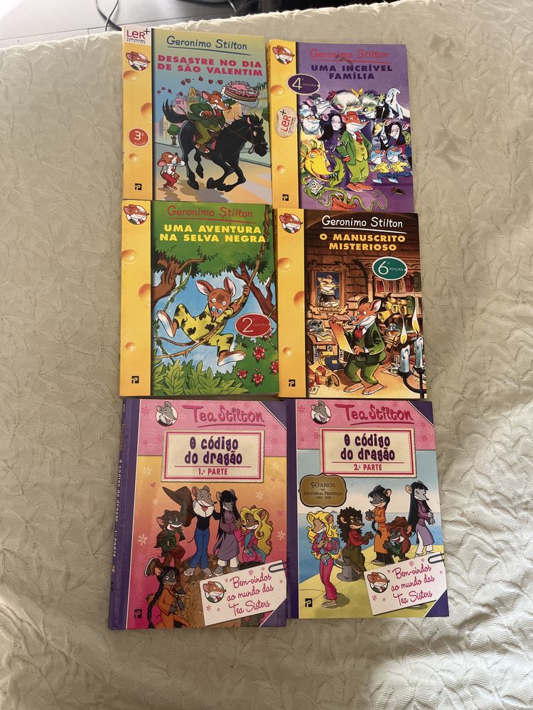 Livros Geronimo Stilton/ Tea Stilton
