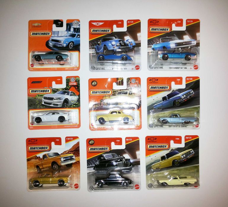 Carros de Coleção da Marca Matchbox - Miniaturas Escala 1/64