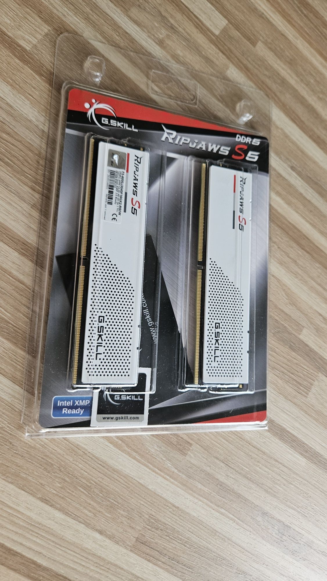Pamięć RAM G.SKILL Ripjaws S5 32GB 6000MHz biała ddr5