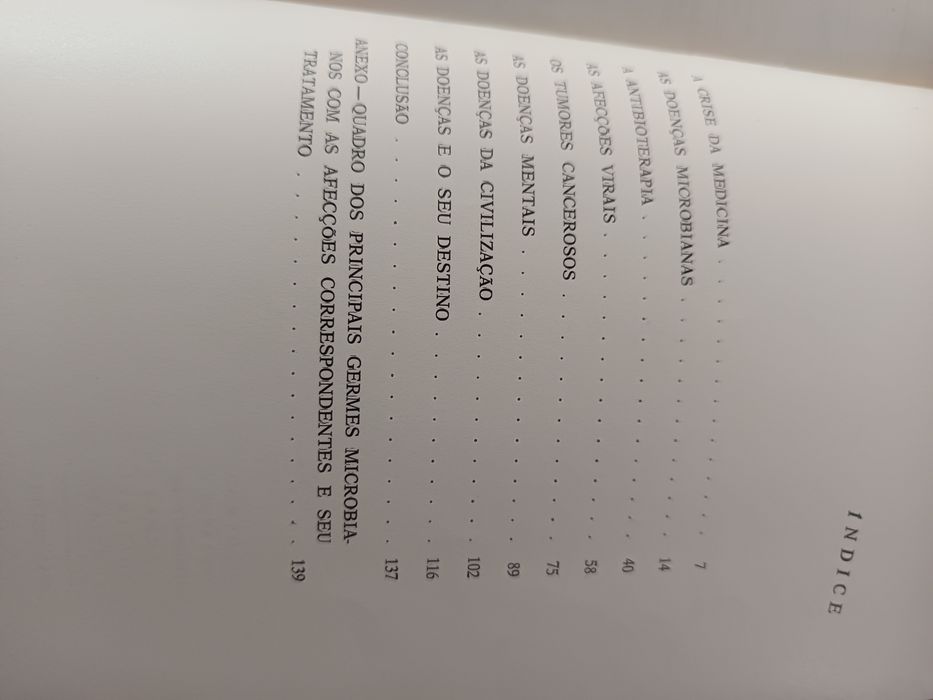 Livro "origem e destino das doenças" Jean Marie Gerbault de 1965.