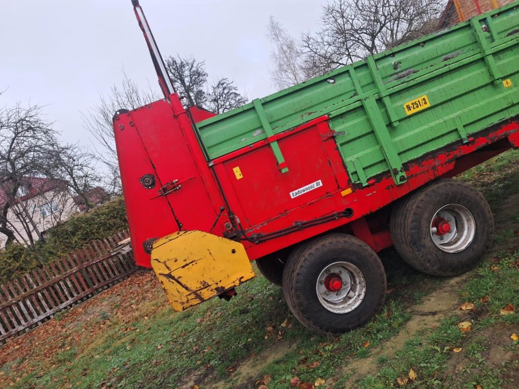 Rozrzutnik obornika warfama 8t 2017r transport