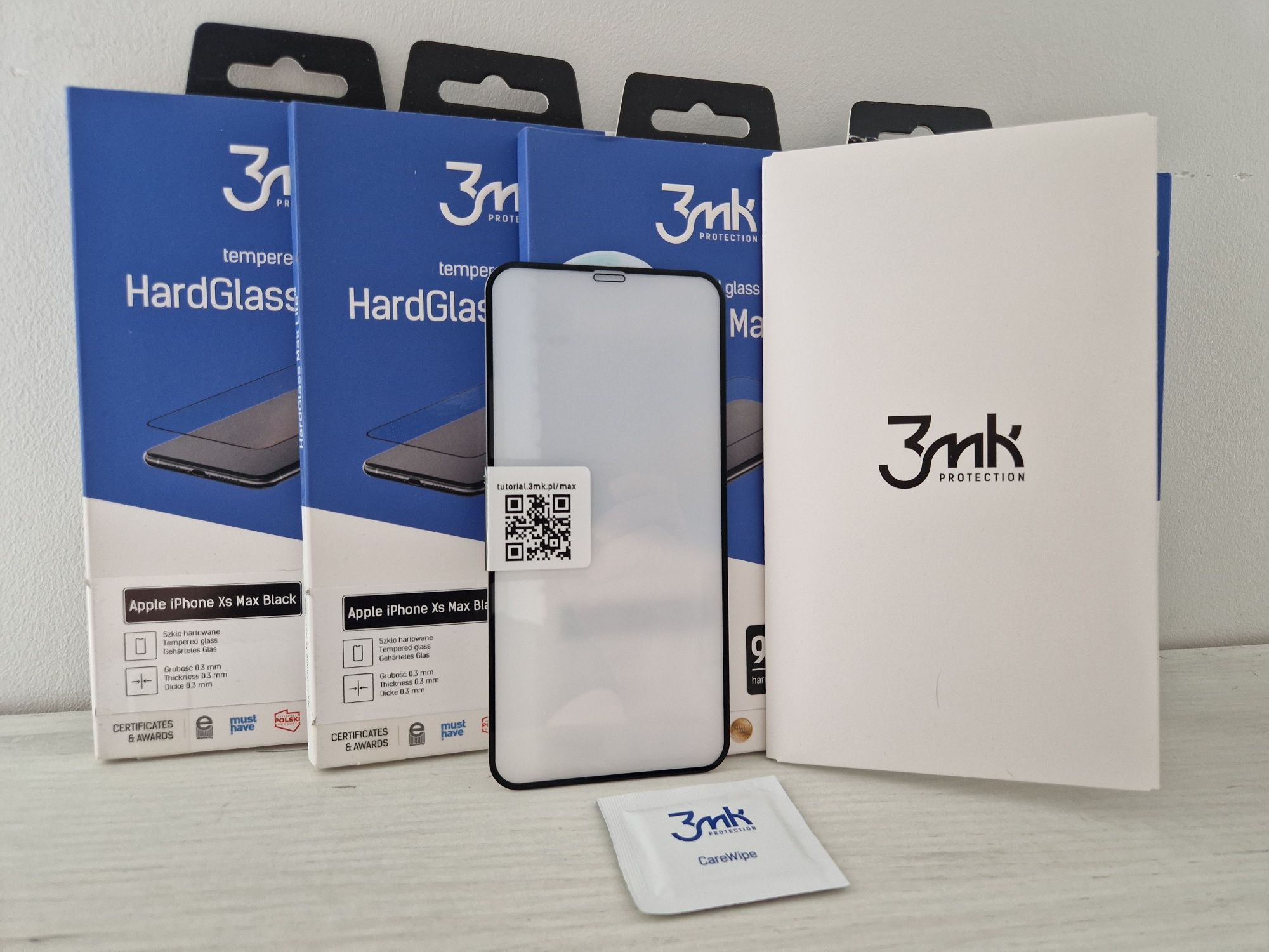 Hartowane szkło 3MK HardGlass Max do Iphone XS Max