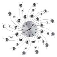 Zegar ścienny Esperanza srebrny 51cm