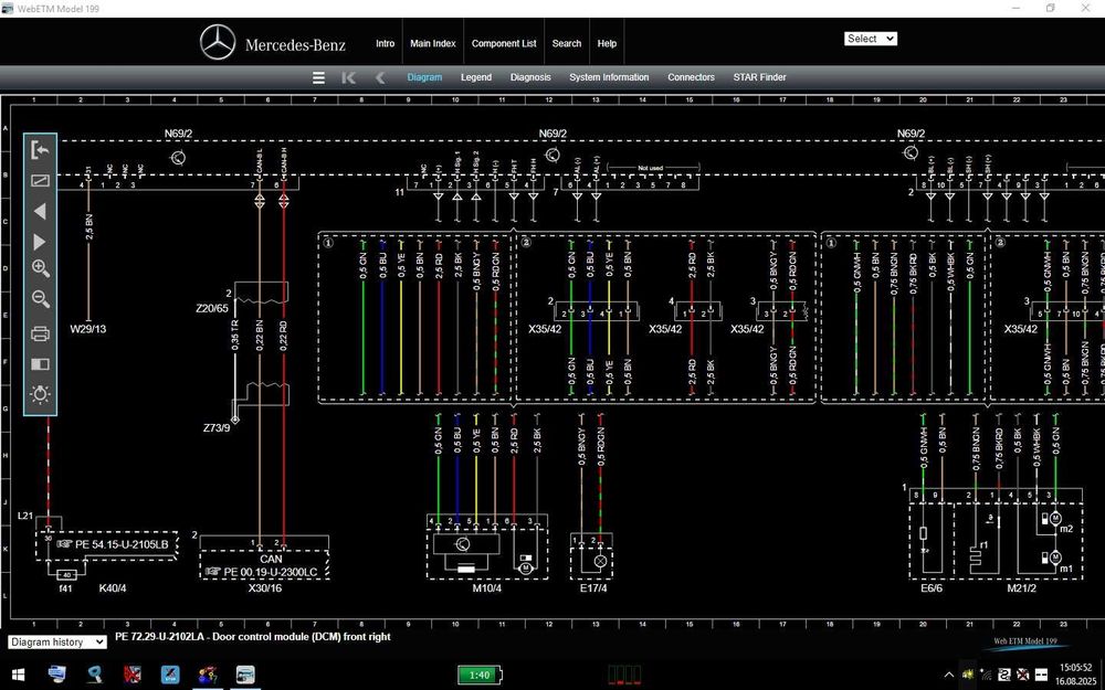 STAR DIAGNOSIS MB 09-12/2023 na laptopie.