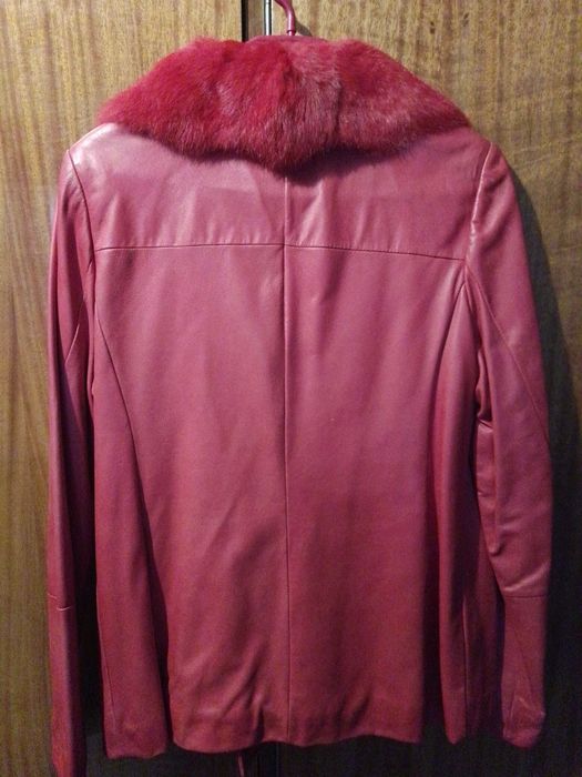 Женский пиджак куртка натуральная о телячья кожа