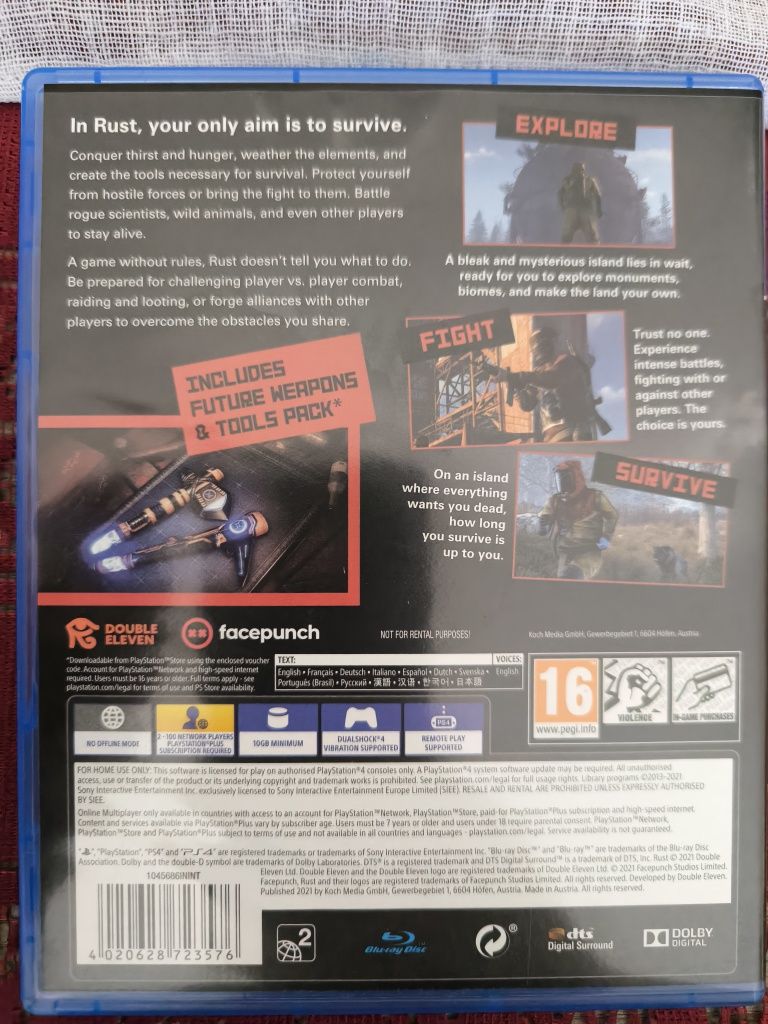 Ps4 Rust Console edition pl możliwa zamiana