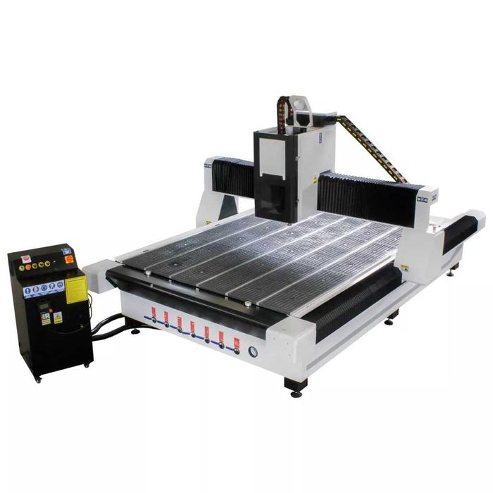 Frezarka CNC 2130 ATC magazyn 8 wrzeciono 9kW napędy serwo stół vakum