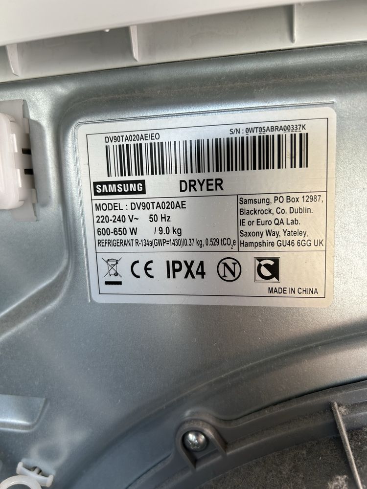 Suszarka Samsung DV90TA020AE