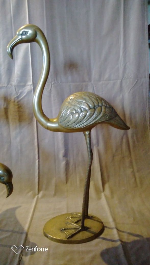 Aves decorativas em metal