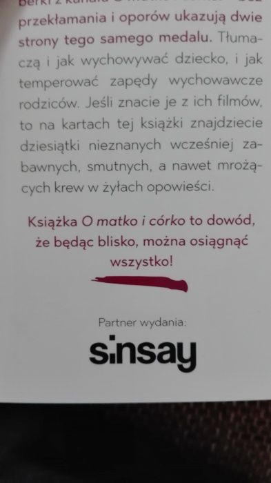 Książka o matko i córko Błędowska Katarzyna i Paulina