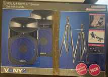 Pack 2x Colunas Amplificadas VONYX