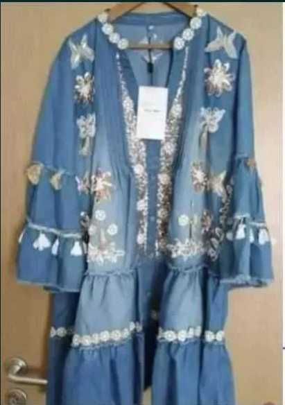 rozkloszowana karen millen sukienka+boho alex max z metką