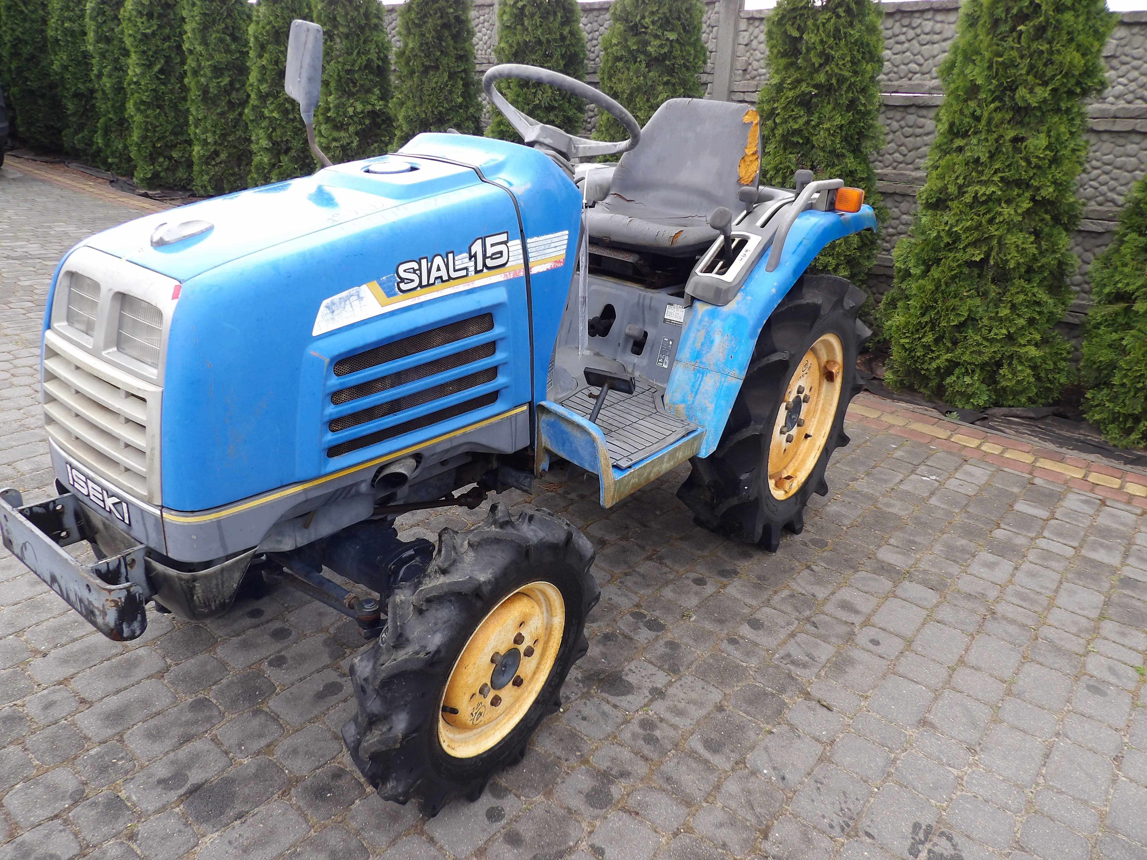 Iseki Sial 15 4x4 glebogryzarka w zestawie mini traktor