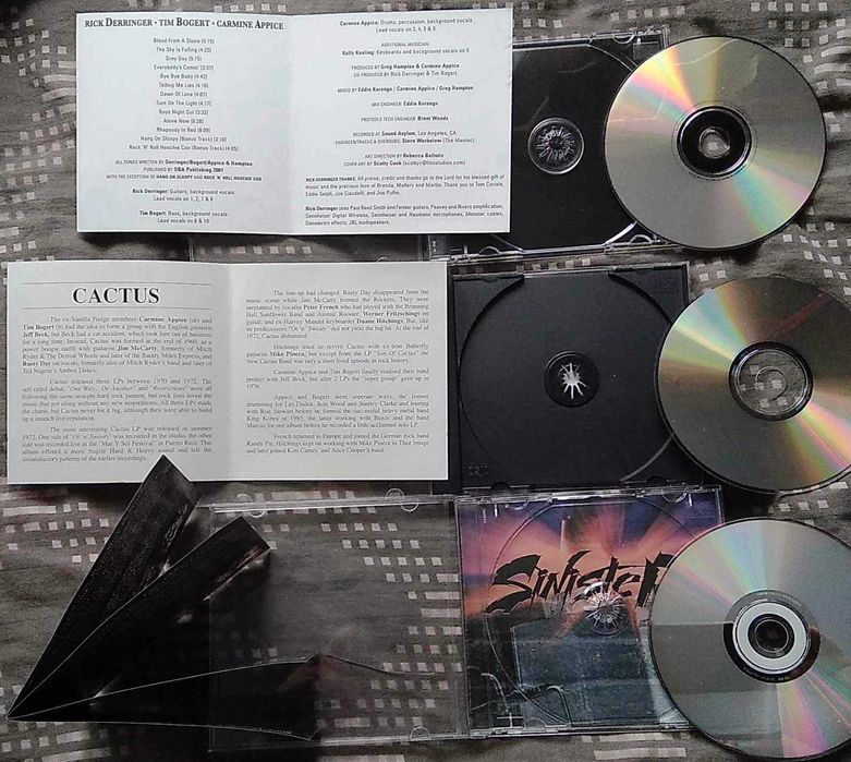Carmine Appice , Cactus , DBA - 6 CD - Guitar Zeus , Guitar Heroes