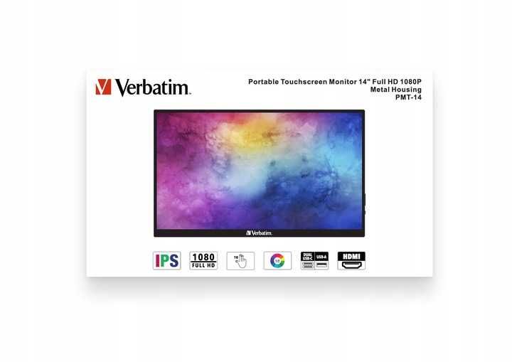 Monitor LCD Verbatim PMT-14 14 " 1920 x 1080 px IPS / PLS