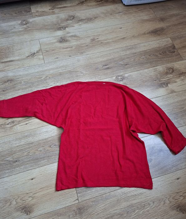 Czerwony sweter Reserved S rekaw 3/4