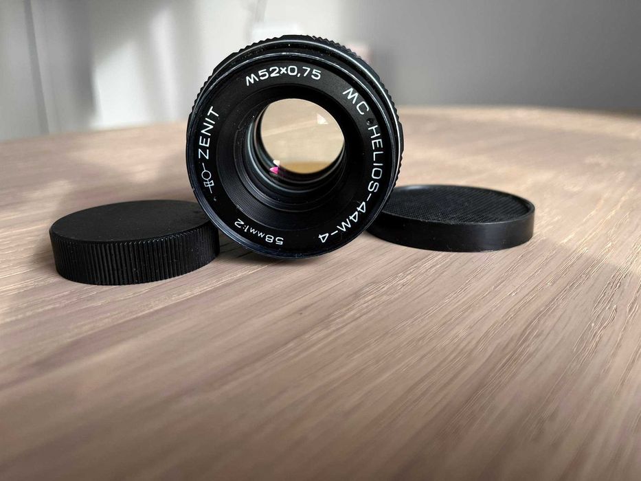 Aparat fotograficzny Zenit 12 XP, zestaw, obiektywy