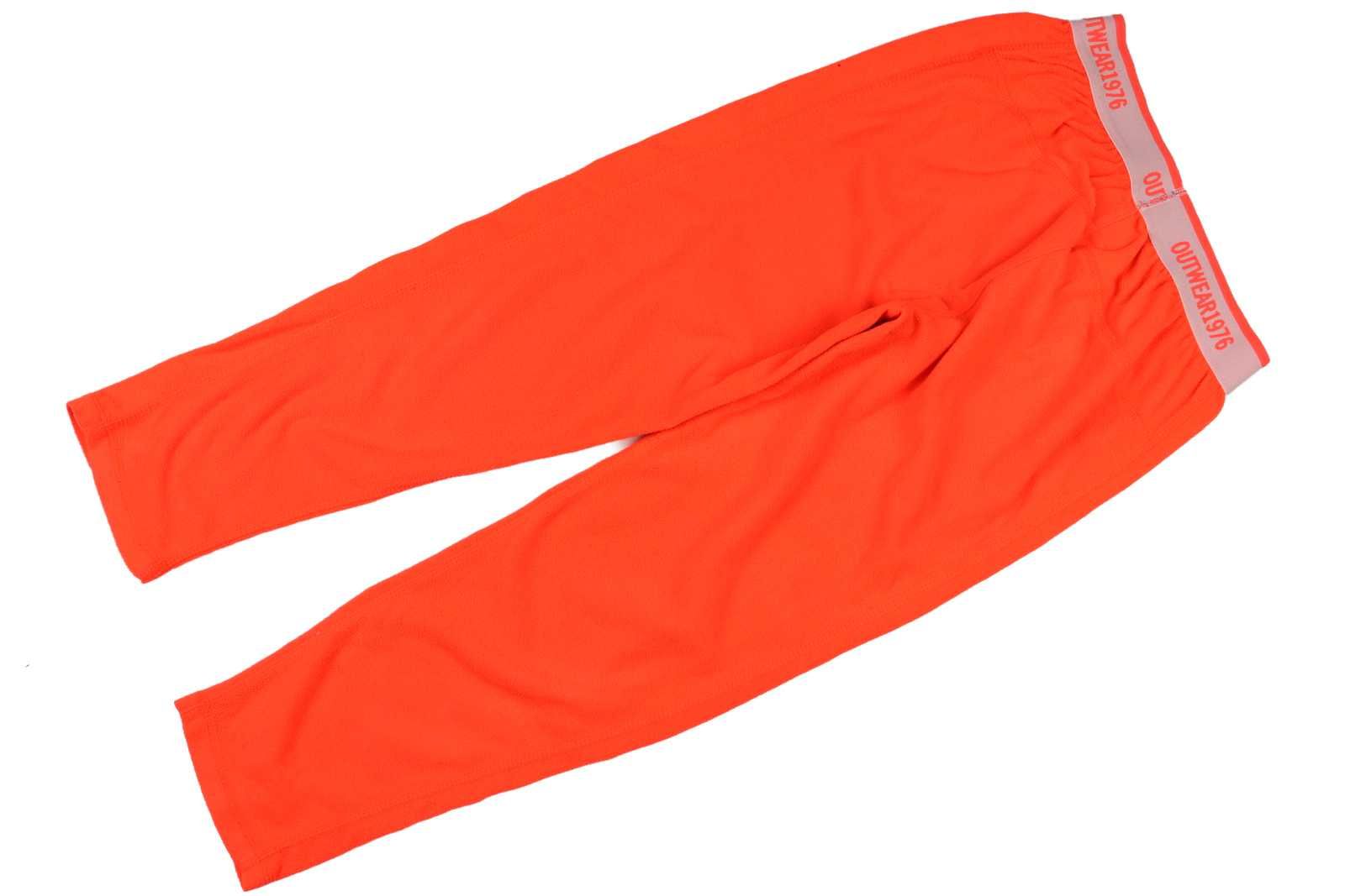 Outwear spodnie ciepłe polar neon pomarańcz _ 140