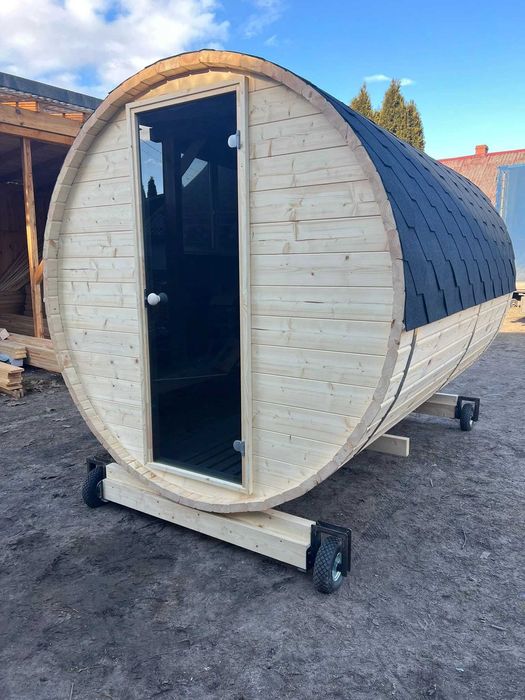 Sauna Ogrodowa Beczka 3m SZYBKIE TERMINY