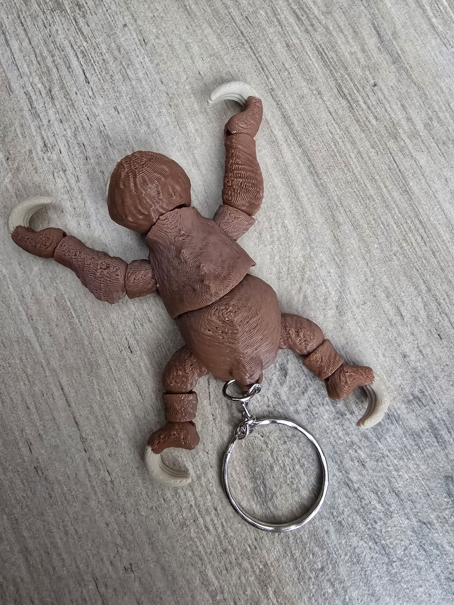 Breloczek Leniwiec 3d - Sloth Brelok Druk3d fidget Keychain