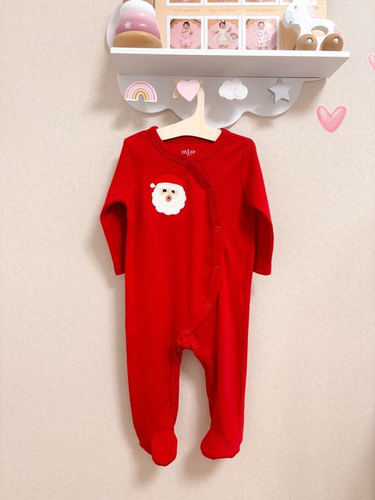 Чоловічок різдвяний санта клаус 74 6-9 міс Chickpea