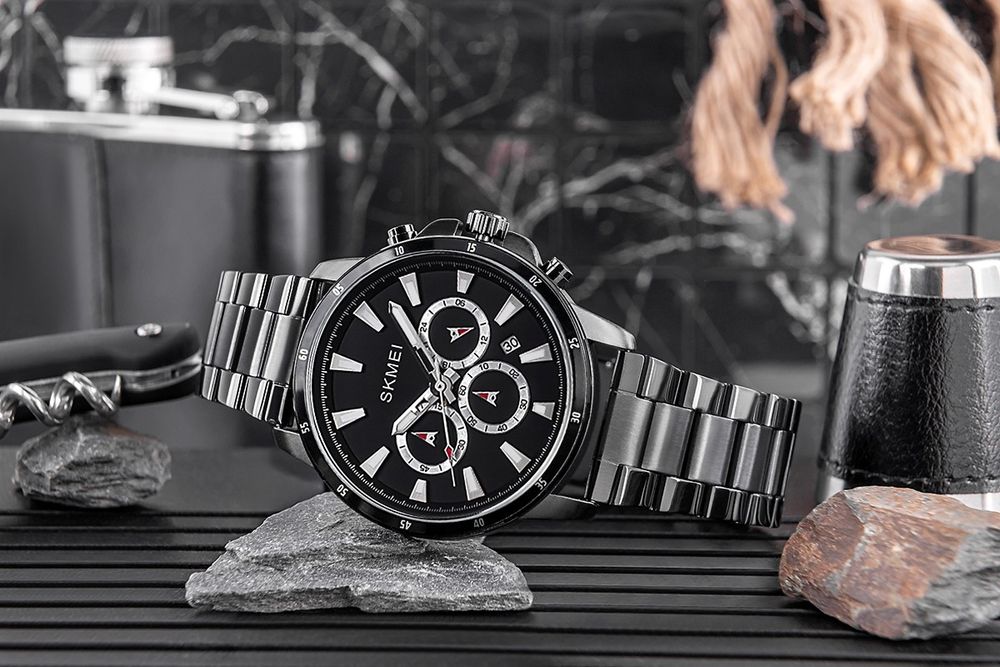 zegarek męski skmei 2295bk + box