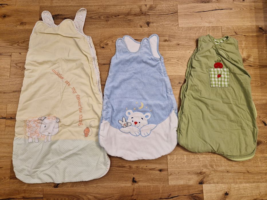 Zestaw 3 śpiworków do spania dla niemowlaka