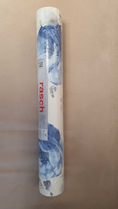 Tapeta RASCH niebieskie kwiaty blue flowers