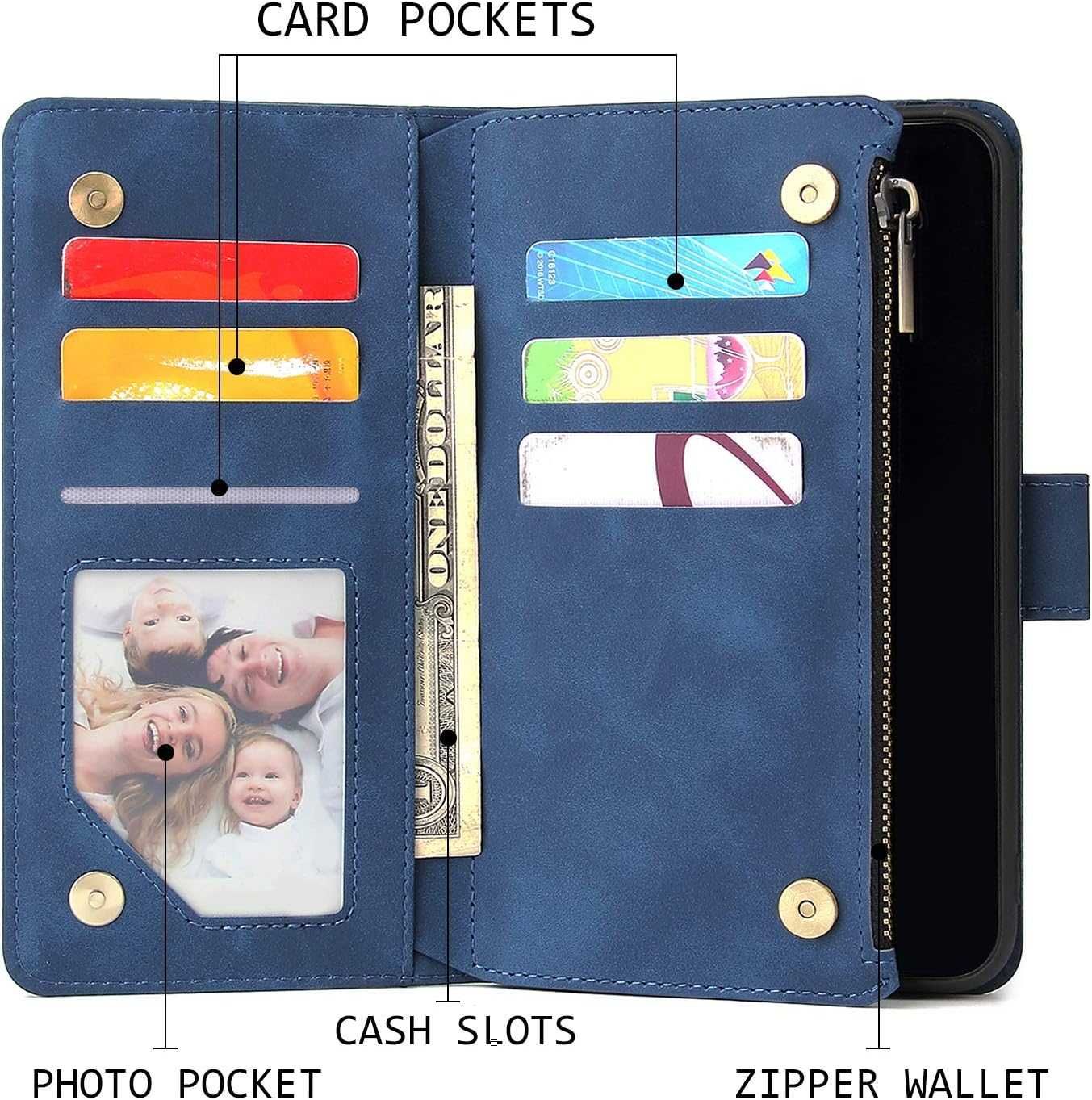 Etui z klapką dla Samsung Galaxy S20 Plus Ueebai niebieskie