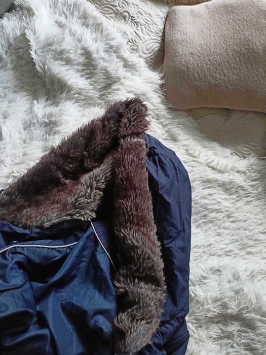 Kurtka bardzo ciepła granatowa rozmiar M
