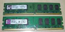 2x Kość pamięci DDR2 2GB Pamięć RAM Dimm Do PC 800MHz